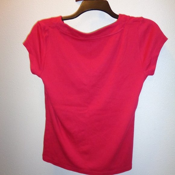 JOE Fresh Women's V-Neck Pink Top Size Large - Picture 6 of 9